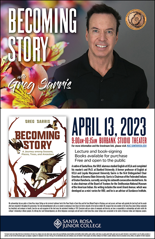Greg Sarris event April 13, 2023