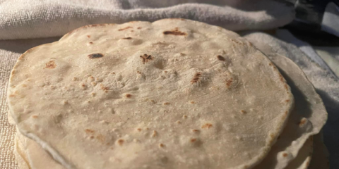 picture of flower tortillas